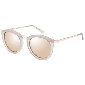Le Specs No Smirking Sunglasses in Mist Matte